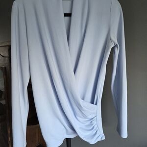 Chic Women's Light Blue Drape Blouse - InWear